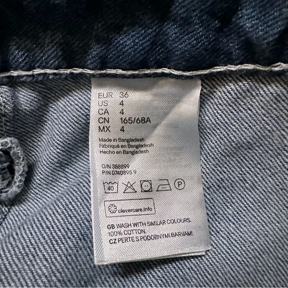 Denim A-Line Mini Skirt - Picture 8 of 8